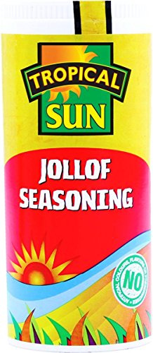 Tropical Sun Jollof Seasoning - 100g - West African Spice Blend for Authentic Jollof Rice - Smoky andSavoury Flavour