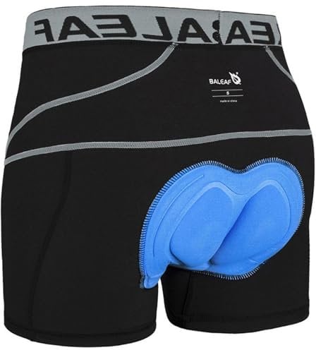 baleaf Fahrradhose Herren Radunterhose Gepolstert Radlerhose Gepolstert Fahrrad Unterhosen Radhose Kurz Radlerunterhose Fahrradbekleidung Grau XL