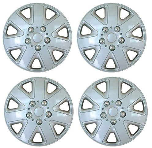 UKB4C Set of 4 16 Silver Wheel Trims/Hub Caps fits Nissan Primastar Primera Almera