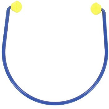 ROSTAING 3M France Arceau-ITU - Archetto con Tappi antirumore 23 Db Riutilizzabile/riciclabile, Blu/Giallo, 21 x 19,5 x 2 cm