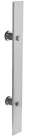 INTERSTEEL - Türgriff Edelstahl gebürstet, Schiebetür Handgriff - Türgriff für Schiebetüren, Innentüren und Wandschränke - 800 x 40 mm