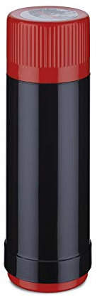 ROTPUNKT Isolierflasche 40 MAX Electric Edition 0,75 l | BPA-frei - gesundes trinken | Made in Germany | Warm + Kalthaltung | black/electric cardinal