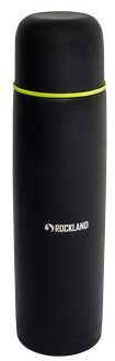 Rockland - Termo para exteriores (700 ml), acero inoxidable, aislado al vacío, color negro