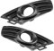 2PCS Rejilla de la Luz Antiniebla Delantera del Vehículo Cubiertas de la Lámpara del Coche Derecha e Izquierda for Protección Compatible con Citroen C4