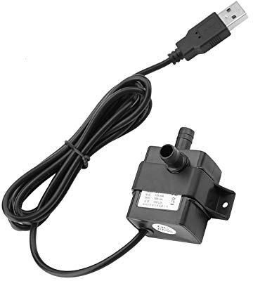 Pompa Sommergibile USB DC 5V, Brushless, per Acquario, Fontana, Circolazione Acqua