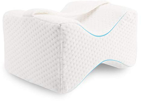 Omasi Coussin Jambes orthopédique au Coussin Genoux Genou Oreiller Oreiller de Genou Jambe pour soulagement de la sciatique, Douleur au Dos, Douleur aux Jambes, Grossesse