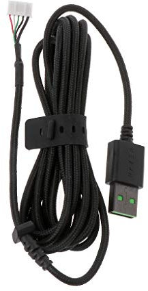 Ocobudbxw Fil de Remplacement de câble de Souris USB Ligne tressée en Nylon Durable pour Souris de Jeu Filaire Razer DeathAdder Elite
