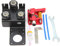 Befenybay Upgrade Direct Dual Gear Extruder-Trägerplatte mit Riemenscheibe mit Schrittmotor Flexibles Filament mit einfachem Druck für Creality Ender3, CR10 3D-Drucker (Support Plate Kit)