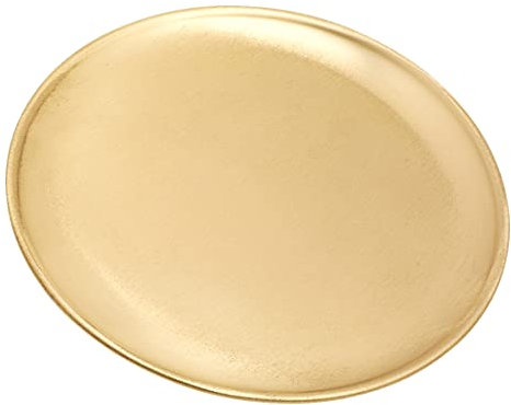 NKlaus Klassischer Untersetzer Ø17cm Messing poliert Kerzenteller Dekoration Tischdeko 10572