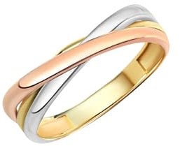 Fascination by Ellen K. Damen Ring 333/- Gold Tricolor mehrfarbig 324370045