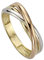 Fascination by Ellen K. Damen Ring 333/- Gold Tricolor mehrfarbig 324370045