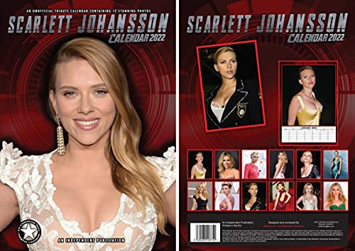 SCARLETT JOHANSSON KALENDER 2022 Tributekalender Wandkalender NEU Din A3