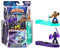 Akedo Legends of Powerstorm Versus Pack 2 Mini Battling Warriors und 2 Battle Controller Epic Shadowfire Nightblade Versus Overboard