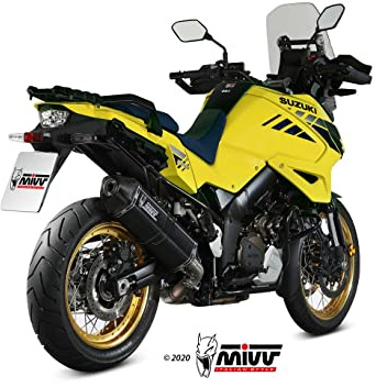 Auspuff Mivv SLIP-ON SPEED EDGE BLACK STANDARD kompatibel mit SUZUKI DL V-STROM 1050 / XT 2020 > 2021 Euro5