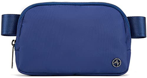 Pander Everywhere Gürteltasche für Damen, modische Hüfttaschen, Crossbody-Taschen, überall Gürteltasche mit verstellbarem Riemen, Blaue Staude, Einheitsgröße, Solide