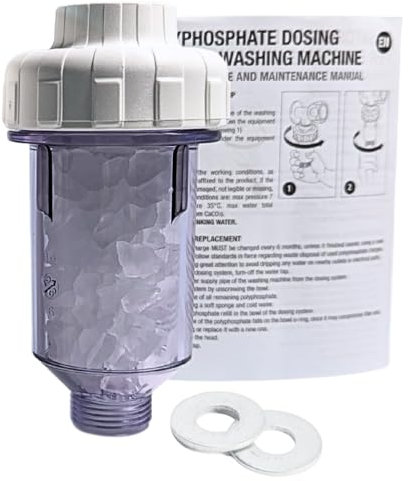 Anti Limescale Filter for Washing Machines, Dishwashers & Home Appliances 3/4 BSP Water Softener for Washing Machines & Dishwashers