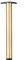tow000ack 1x Aluminium Möbelfüße Metall Tischbeine Höhenverstellbar Möbelfüsse DIY Möbel Stützbeine für Tischplatten Schreibtisch Esstisch,mit Schrauben,Gold,Anpassbare Höhe (75cm(29.5in))