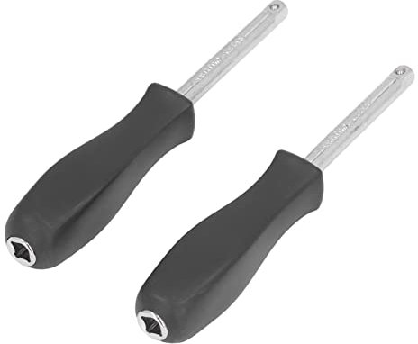 2Pcs 1/4 Inch Socket Handle Set - Drive Spinner Handles for Automotive Repair, Bicycle Maintenance, DIY Home Projects, Professional Tool for Mechanics and DIYers