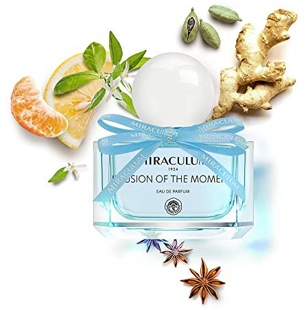 MIRACULUM Eau de Parfum ILLUSION OF THE MOMENT Duft für Selbstbewusste Frauen mit Ausgeprägter Floraler Note, 50ml