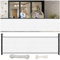 NINGBAI Cache Vue Balcon 80 x 250 cm Toile De Balcon, Ecran De Protection, Couverture De Confidentialité Protection solair, avec Œillets et Attaches de Câble pour Balcon et Clôture Porches, Blanc