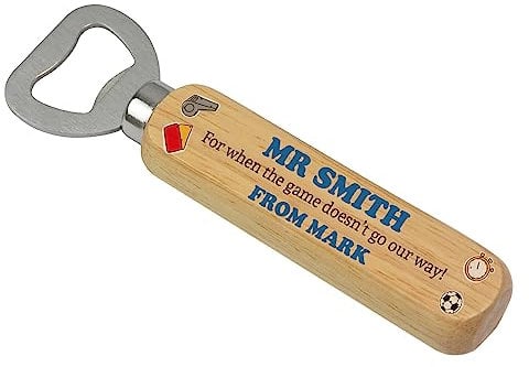 Beecreative Bottle Opener Gift For Football Coach - Funny Gift For Football Coach - Gift From Football Team - End Of Season Gift