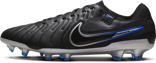 Nike Fußballschuh Legend 10 Pro Fg, Black Chrome Hyper Royal, DV4333-040, 41 EU (8 US)