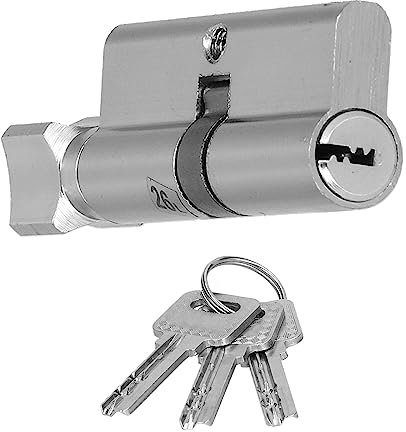 Türschließzylinder, polierter Schließzylinder für Türen mit einer Dicke von 35–50 mm