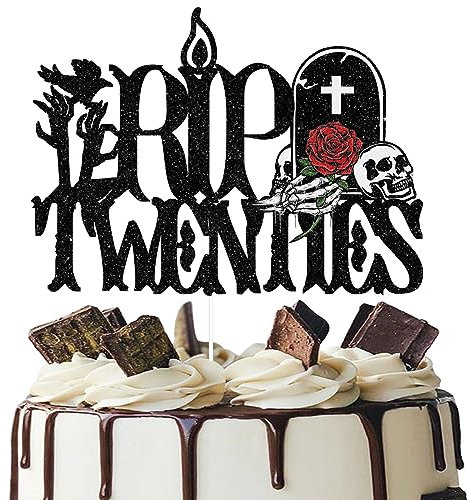 Rip Twenties Happy Birthday Tortenaufsatz