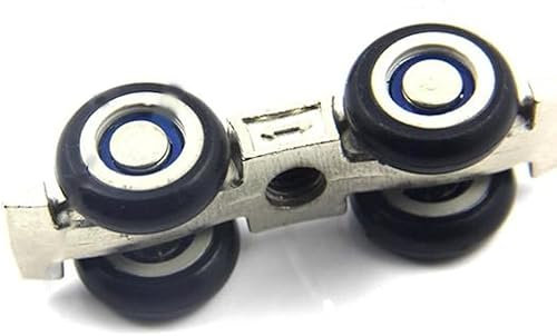 Linwnil 2 x Ersatzrollen für Duschkabinentür mit 22 mm Durchmesser (22 mm - 2 Stück)