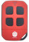 Lively - Telecomando Cancello Universali Impermeabile 433/433,92 Mhz con 4 Tasti Indipendenti Compatibile Codici Fissi Batteria Lunga Durata Inclusa (Rosso Corsa)