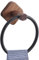 Monozoz Bathroom Towel Ring - Walnut Towel Hanger | Walnut Towel Ring, Wall Mounted Towel Holder for Bathroom, No Punching Hand Towel Holder