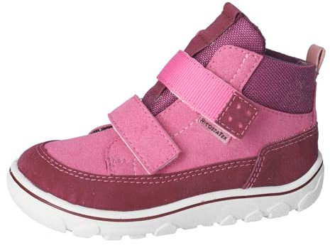 RICOSTA Mädchen Winterstiefel JOKO, Kinder Boots, Weite: Mittel, RicostaTEX, waschbar,vegan, Outdoor-Kinderschuhe, gefüttert, pop/Merlot (370), 32 EU