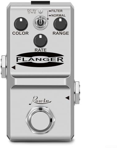 Zoegneer Ture Bypass Rowin Guitar Overload Distortion Delay Effektpedal, LED-Anzeige