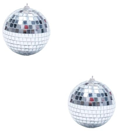 Alipis 2st Weihnachtskugel Disco-Kugel Weihnachtsschmuck Weihnachtsbaumschmuck Silberner Weihnachtsschmuck Mini-Disco-Kugel-Ornament Weihnachtsschmuck Ornamente Silberne Kugeln Ball