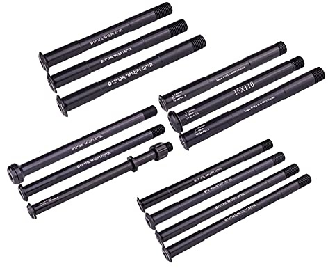 ZHAOSHIXU Perno Passante per Bicicletta MTB Thru Axle Road Bike Bike Albero Anteriore Hub Posteriore Hub Spiedi 12mm 15mm ASSE della Ruota ASSE del mozzo Hub 15x100 12x142 12x100 12x148 15x110