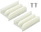 2pcs M6219 Sliding Shower Door Bottom Guide with Screws, Plastic Shower Door Guide for Sliding Doors 0.59 Inch Wide Channel Shower Door Track Guide for Glass Shower Doors