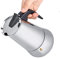 ZenithAur Caffettiera portatile in acciaio inox, per fornelli a gas e a induzione, versatile da 2/4/6/9 tazze (450 ml)