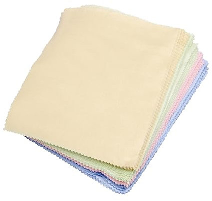 HAWILLOSCH 100 Pièces chiffon tissu à lunettes filtrer lingettes pour objectif de caméra lingettes pour lunettes portable écran telephone fixe lunettes de soleil lingettes nettoyantes fibre