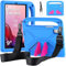 DUZZONA Funda para Lenovo Tab M9 2023 de 9 Pulgadas (TB-310FU), Estuche Niño Antigolpes con Asa, Correa de Hombr, Funda Infantil, Azul