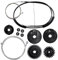 cantondz Elektrische Schiebetür Führungsschiene Reparaturset Rechts Kompatibel mit Mercedes Vito W639 Viano W639 V-Class W447 A6398200442