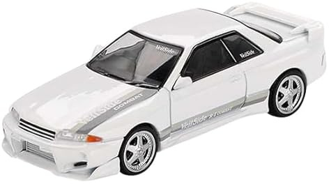 Truescale Miniatures Mini-GT MGT01066-R - Nissa. Skyline GT-R (R32) Veilside Combat C-I White 2011 - maßstab 1/64 - Modellauto