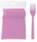 ecodrinks - Forchette in Plastica - Eleganza e Sostenibilità a Tavola - Resistenti Fino a 125°C, Lavabili e Riutilizzabili - Perfette per Eventi, Feste e Picnic (210, Rosa)