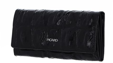 Picard Leder Geldbörse Key Largo 1 Long Wallet Black schwarz