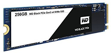 WD Black WDS256G1X0C 256 GB PCIe High-Performance NVMe SSD Solid State Drive
