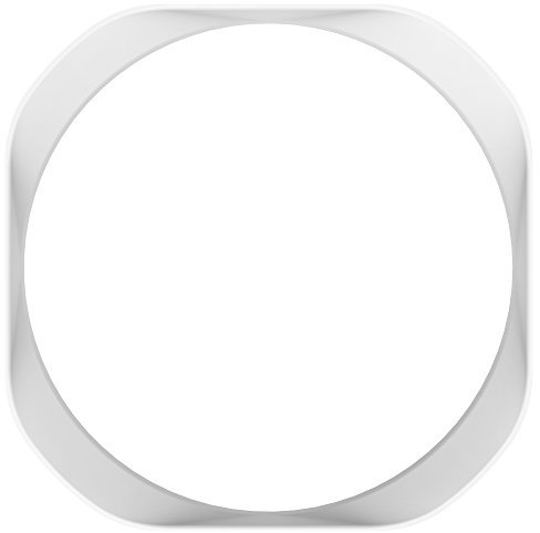 NZXT Aer P White Trim for 140mm Fan x 2