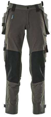 Mascot 17031-311-18-90C56 Trousers with Dyneema Kneepad Pockets, Dark Anthracite, 90C56