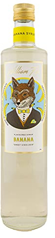 William Fox Premium Banana Syrup 75cl