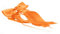 FlexiStore 10 Antennenschleifen mit Rose Deko Schleifen Hochzeit Auto - ASR-Orange