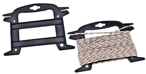 DEWIN Paracord Winder, 5 Stück Seil Spule Angelschnur Wickler Seil Stopp Angelschnur Kabel Spulen Seil Organizer Werkzeug für Halten Fallschirmschnüre
