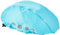 Playshoes Unisex Kinder Regenschutz Für Fahrradhelme Wasserdichter Regenüberzug Helm-Überzug, Türkis, M EU